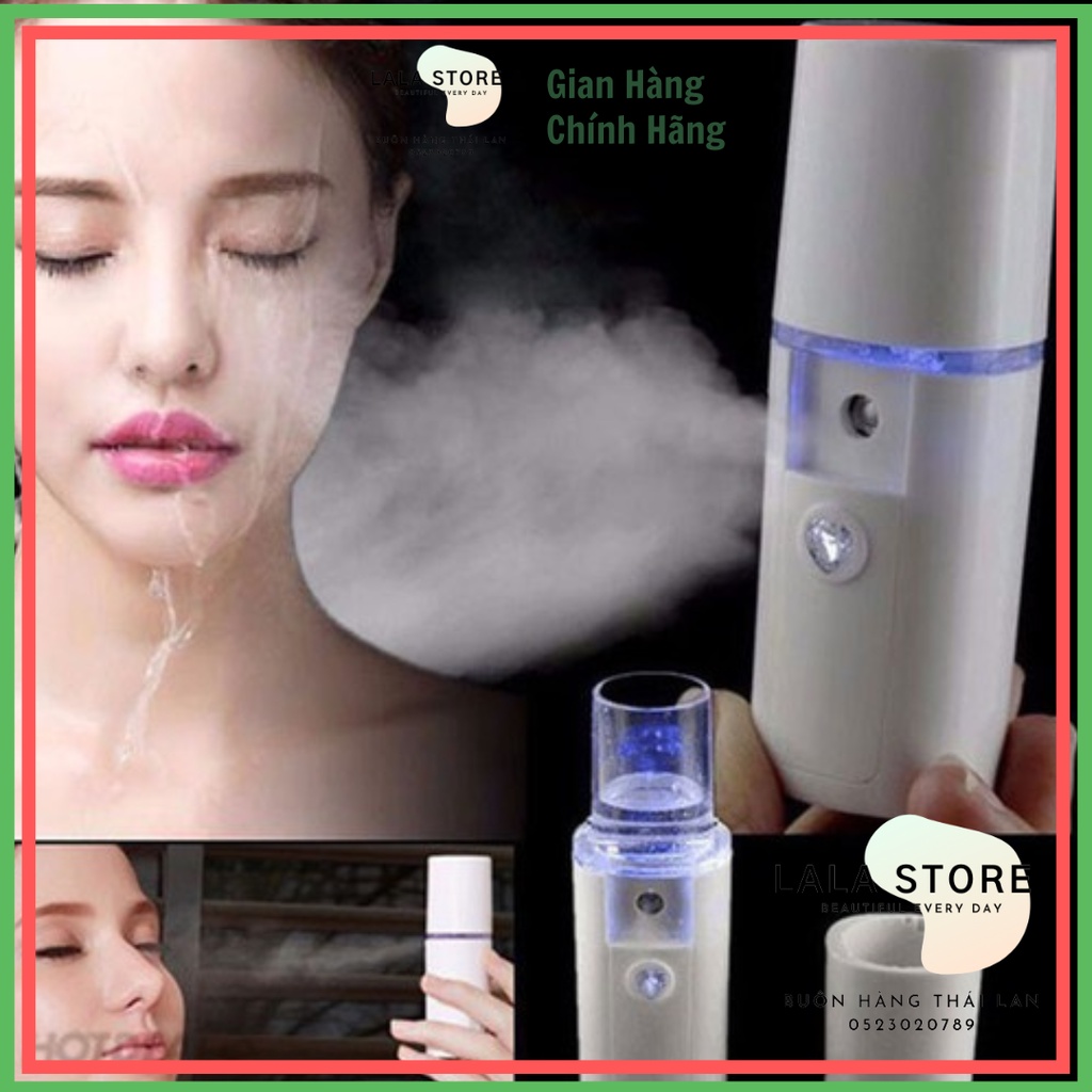 Hot Nhất Mùa Hè-Máy Phun Sương Xông Hơi Mặt NaNo Mini Cầm Tay Hỗ Trợ Dưỡng Da Cấp Nước Tối Đa