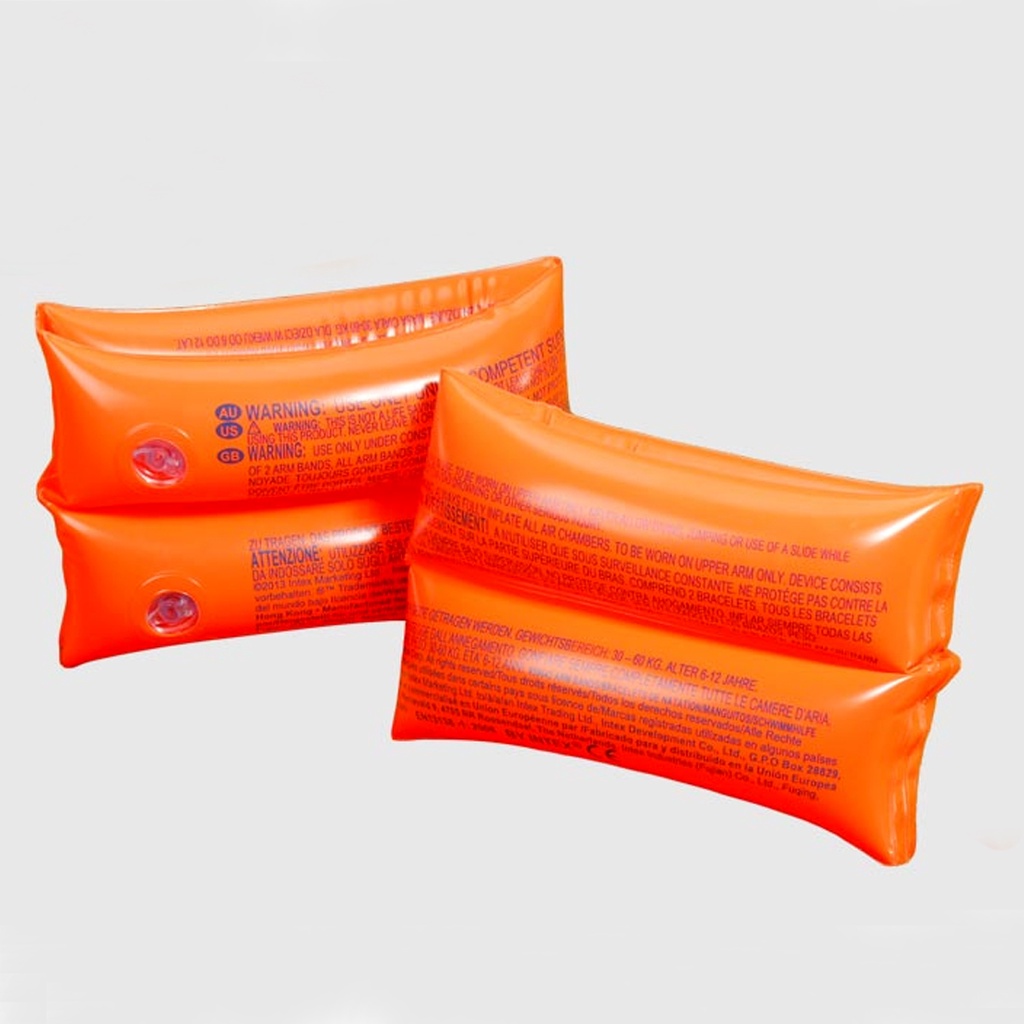 Phao tay xúc xích cho trẻ em Intex - (chất liệu nhựa dẻo PVC cao cấp, có thể tháo hơi)