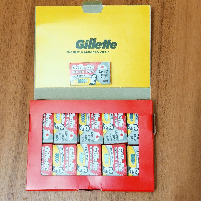 Hộp lưỡi lam Gillette® Hộp 5 lưỡi, diện mạo mới, Siêu mỏng - Siêu bền
