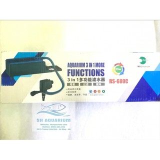 Bộ lọc máng RS-680C cho bể thủy sinh, bể cá cảnh giá rẻ