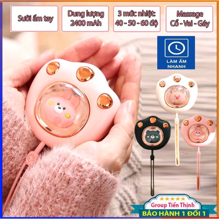 Máy sưởi mini cầm tay đa chức năng, quạt sưởi ấm mini thông minh nhỏ gọn, bỏ túi tiện lợi