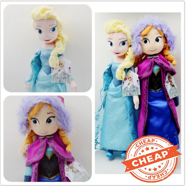 1 Búp Bê Nhồi Bông Hình Nhân Vật Phim Hoạt Hình Frozen Kích Thước 50cm