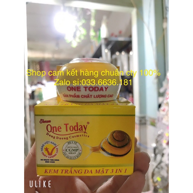 kem ốc sên one today trắng da 3 in 1 5g