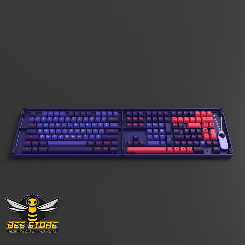 [Mã SKAMSALE03 giảm 10% đơn 200k] Bộ Keycap AKKO Neon (PBT Double-Shot, ASA profile, 158 nút)