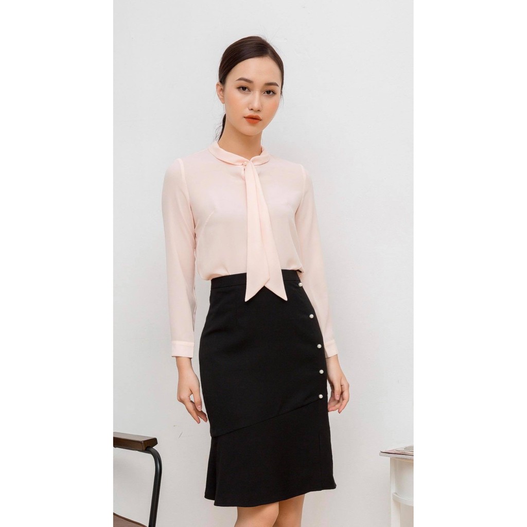 Chân váy công sở dáng đuôi cá