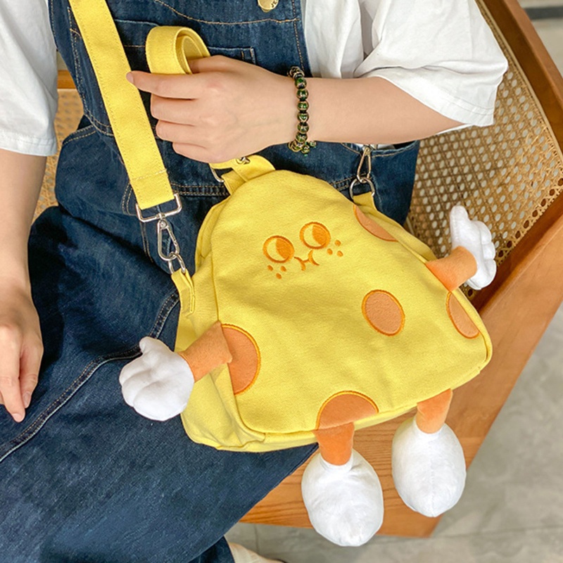 Túi Đeo Chéo Vai Sức Chứa Lớn Có Dây Đeo Tháo Rời Được Dễ Thương Dành Cho Thanh Thiếu