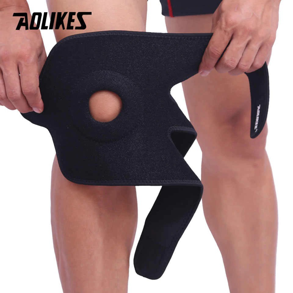 Băng Bảo Vệ Đầu Gối Aolikes A-7616 | Đai Dán Gối Khi Tập Gym Tập Thể Thao Cao Cấp Chính Hãng