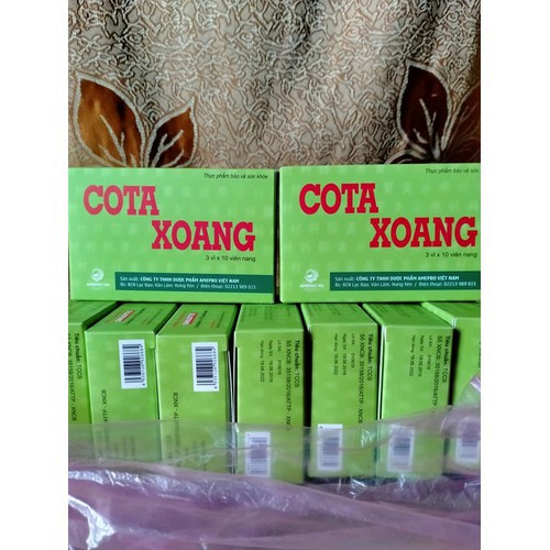 Cota Xoang - Hỗ trợ giảm triệu chứng viêm xoang, viêm mũi dị ứng hộp 30 viên