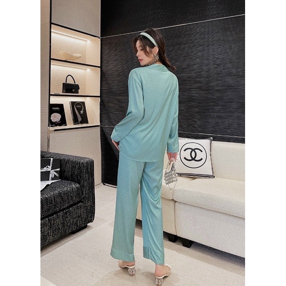 BỘ PIJAMA LỤA SATIN CAO CẤP MẢNH GHÉP