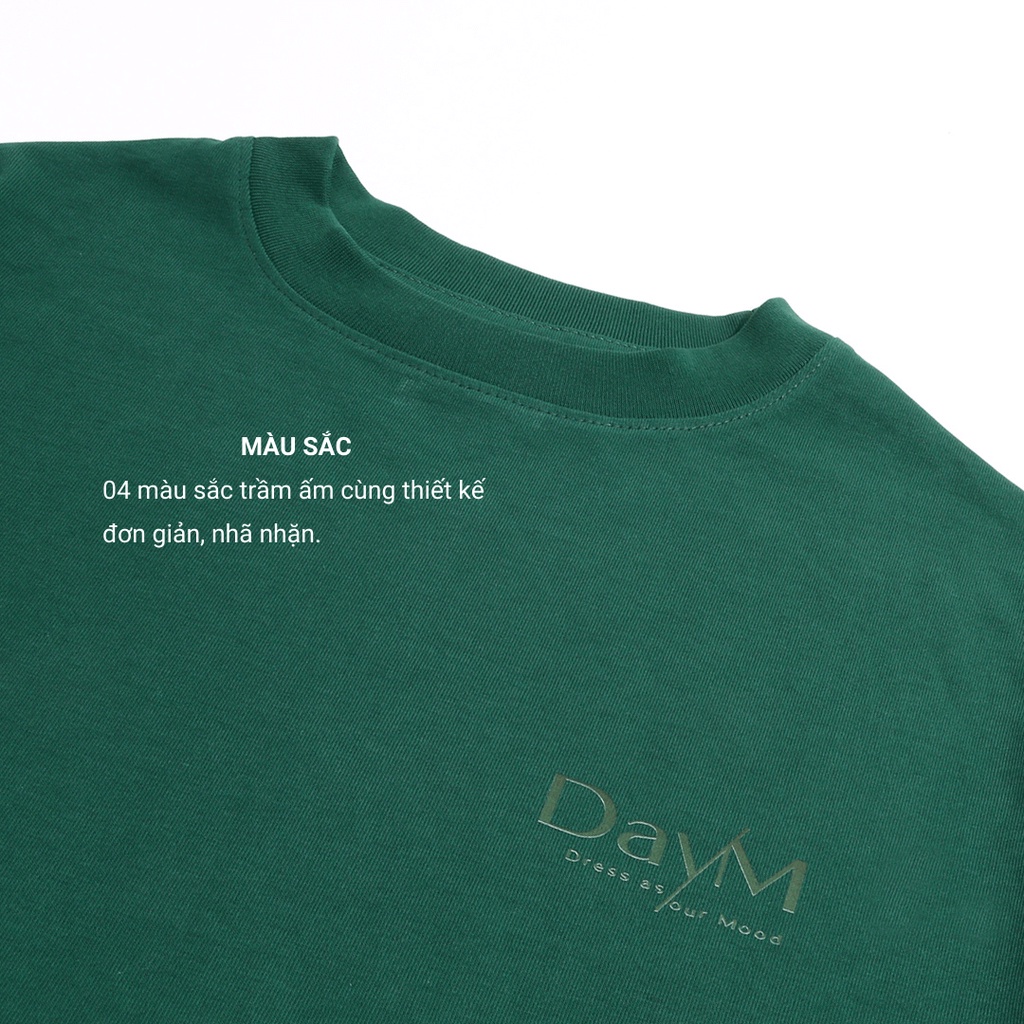 Áo thun DayM | The Mood - Form Âu, oversize, 100% cotton