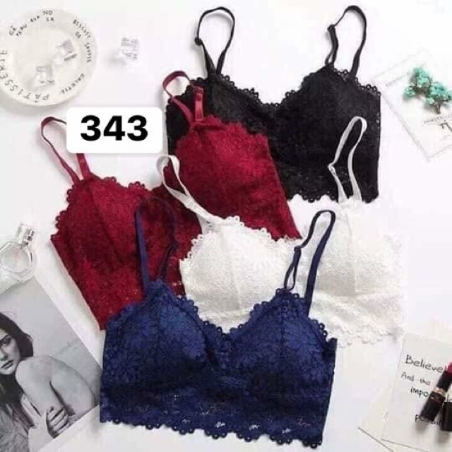 Sỉ áo bra ren siêu chất mã 343 cho nữ