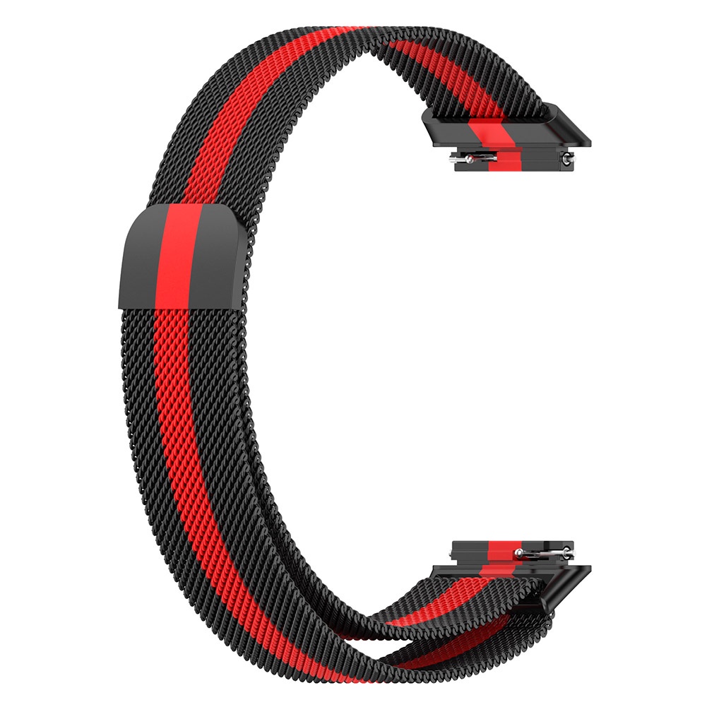 Dây Đeo Đồng Hồ Bằng Thép Không Gỉ Dạng Lưới Từ Tính 21cm Tương Thích Với Huawei Band 7