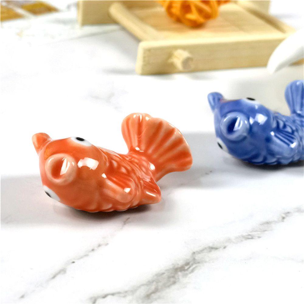 Giá Đỡ Đũa / Muỗng / Nĩa Hình Cá Bằng Sứ Độc Đáo Trang Trí Nhà Cửa