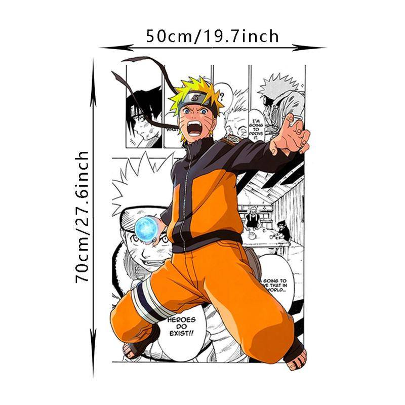 Tranh Vải Bạt Treo Tường In Hình Anime Naruto Itachi Akatsuki Trang Trí Nhà Cửa