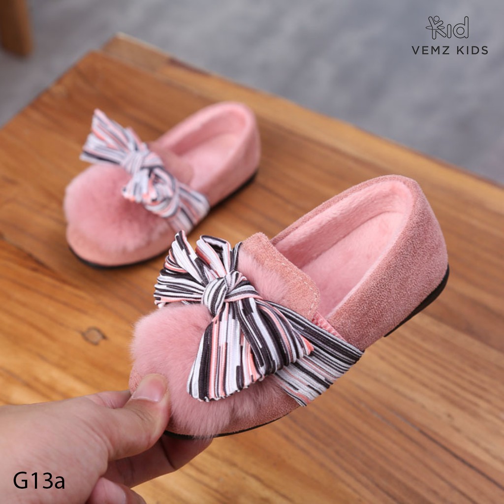 Giày nơ cho bé gái (từ 1 - 8 tuổi) VEMZKIDS