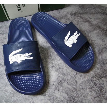 Dép đúc nam  ❤️FREESHIP❤️Lacoste KZ xuất dư màu Xanh Navy  - Rẻ vô địch - Đổi size 7 ngày