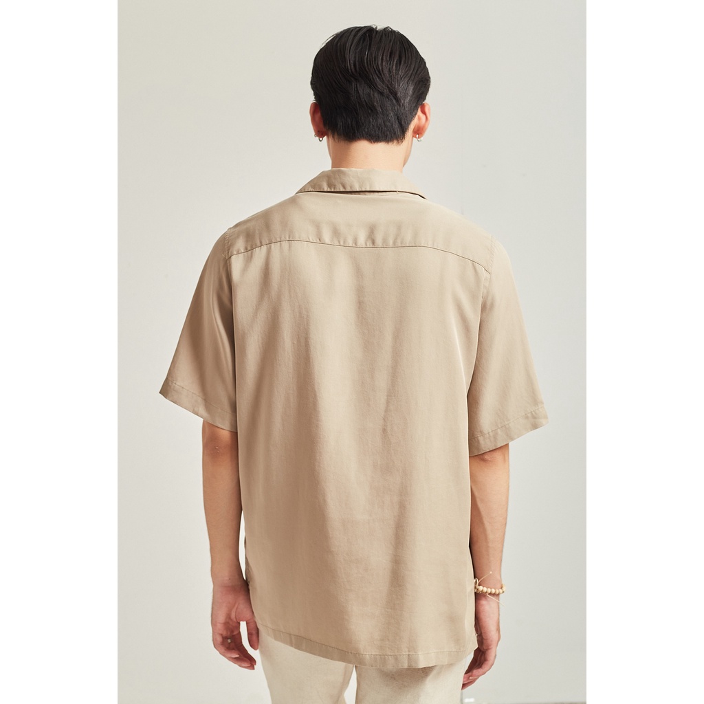 Áo Sơ Mi Ngắn Tay Nam HIGHWAY MENSWEAR Harold Cuban Shirt | BigBuy360 - bigbuy360.vn