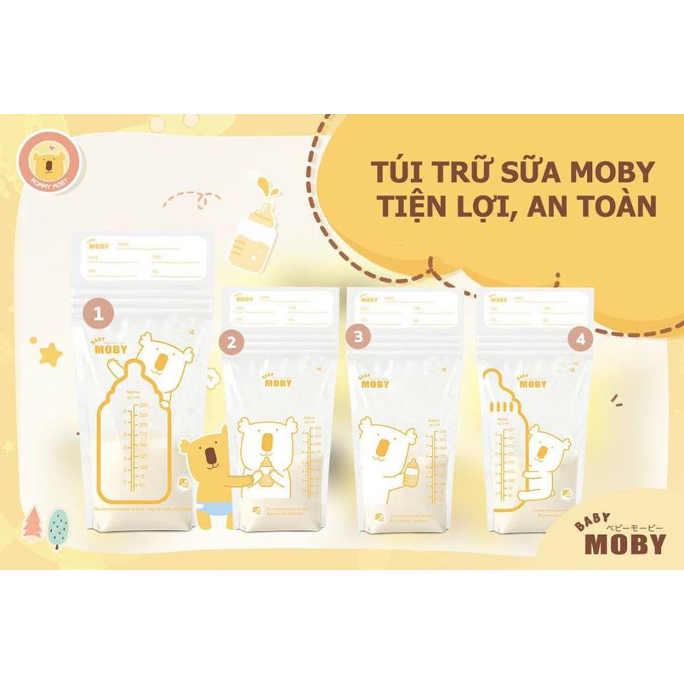 Túi trữ sữa Moby Baby