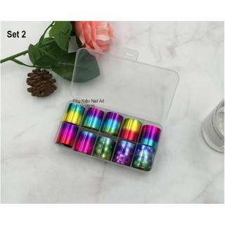 Hộp foil 10 cuộn - set 2