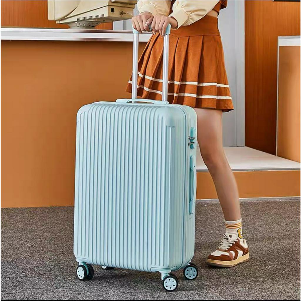Video VL23 Vali tay kéo, mặt ngoài bằng nhựa ABS, 1 bộ gồm 2 chiếc size 20 và 24 inch