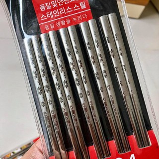 Đũa inox 304 cao cấp - 5 Đôi.