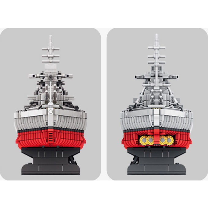 Bộ 1602 miếng lego hình tàu chiến mới cho bé