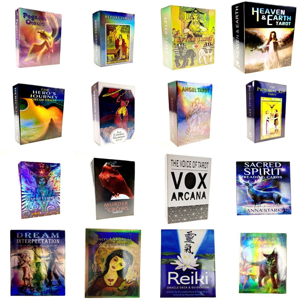 Bộ Bài Tarot Tiếng Anh Oracle Magic angle before sleep Dễ Học Tiếng Anh