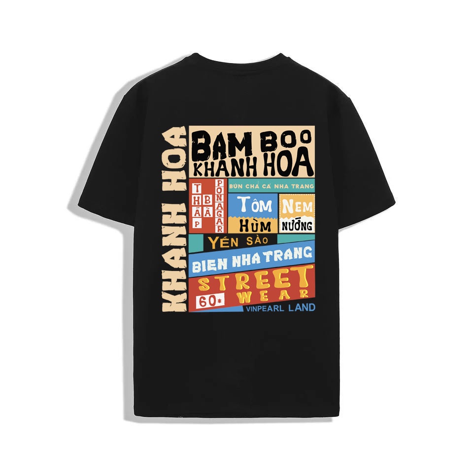 Áo Thun KHÁNH HÒA Unisex Áo THUN NHA TRANG BamBoo