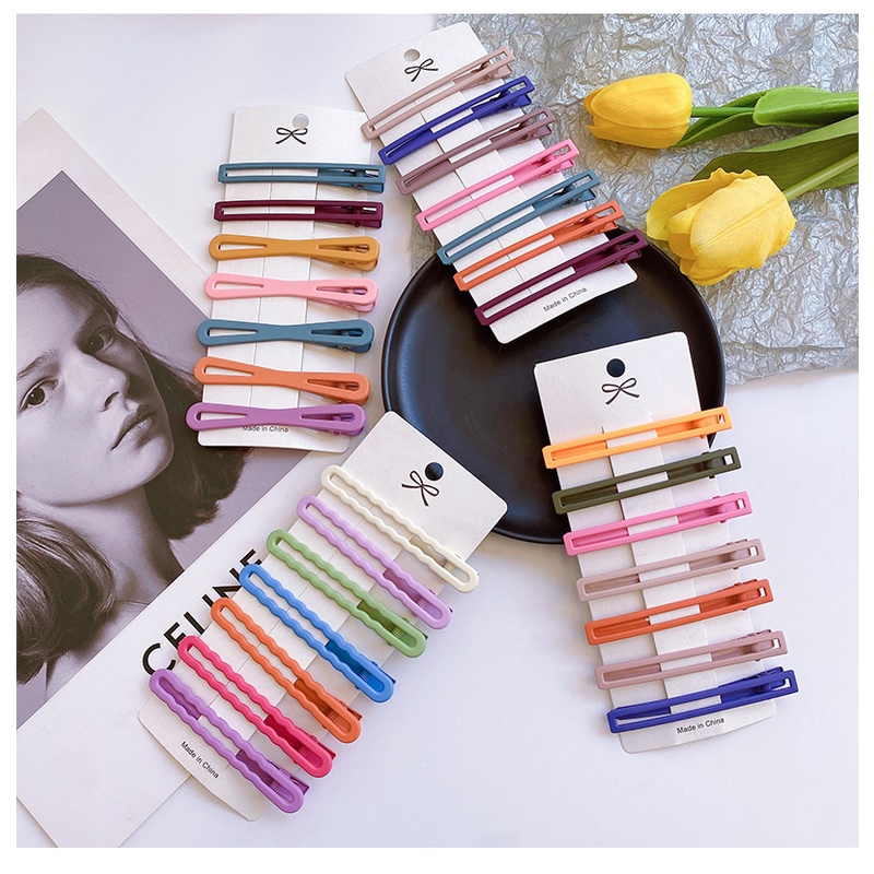 Set 7 Kẹp Tóc Mái Bên Hông Cho Nữ BB