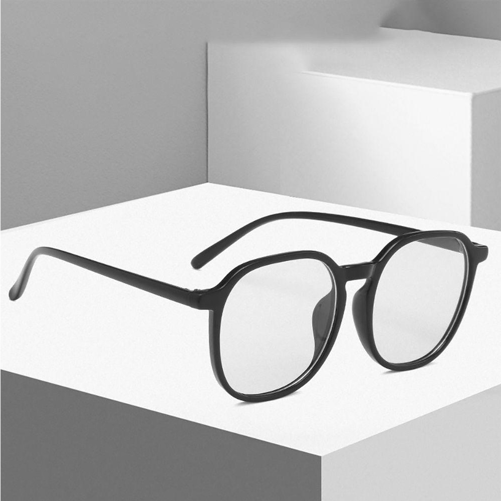 Kính Mát Gọng Vuông Chống Bức Xạ Chống Bức Xạ Phong Cách Retro Hàn Quốc Cho Nữ