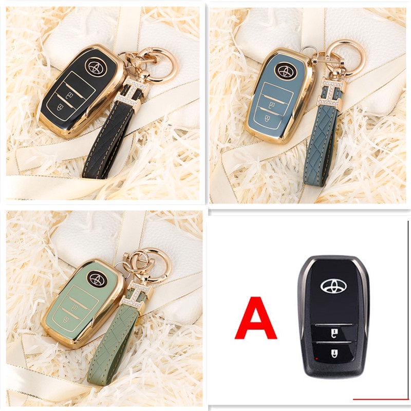 Vỏ TPU Bọc Chìa Khóa Xe Hơi Toyota Yaris Prius Camry Corolla Avensis Verso Prado REIZ Crown RAV4 C-HR CHR Aygo Scion TC IM