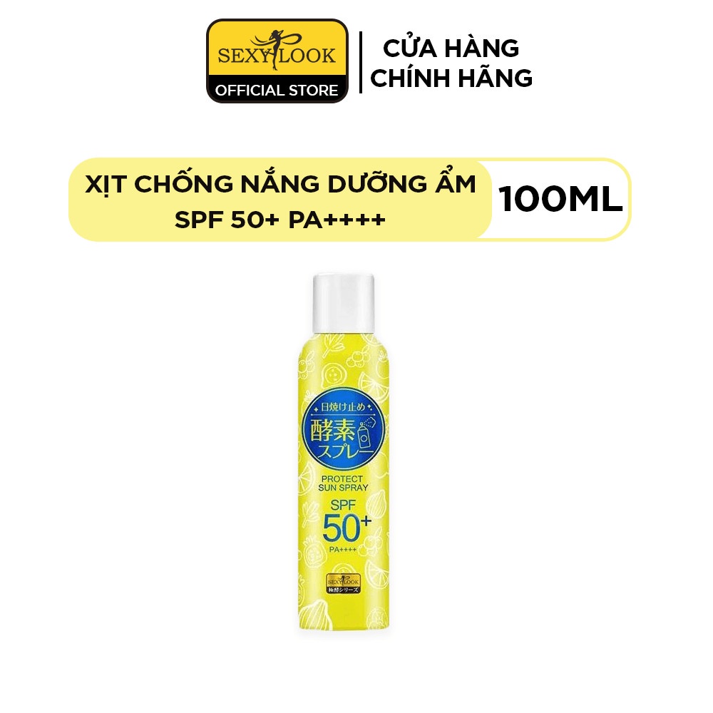 Xịt Chống Nắng Lên Men SEXYLOOK SPF50+ PA++++ 100ml