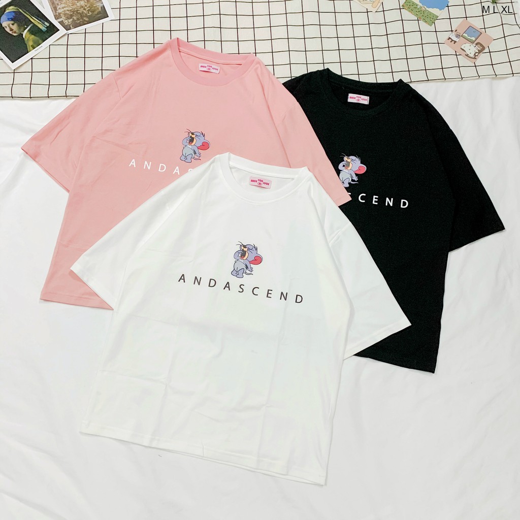 Áo thun tay lỡ  ANDASCEND  phông Unisex nam nữ tee oversize form rộng pull Ulzzang Streetwear Hàn Quốc vải mềm