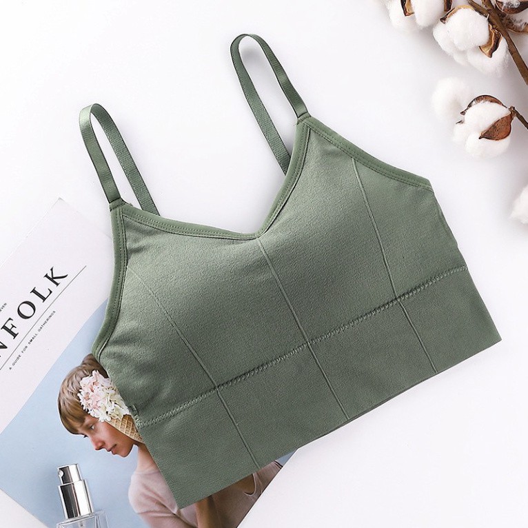 Áo Gym Yoga Tập Thể Thao Bra Không Gọng Có Đệm Chắc Chắn Thoải Mái Co Dãn Tốt (AT19)