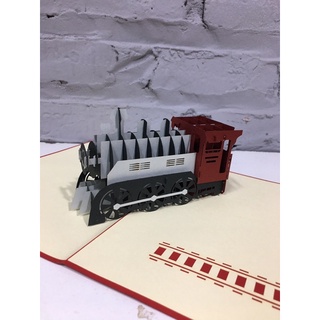 NHIỀU MẪU - Thiệp nổi 3d, Handmade HMG, mô hình ĐOÀN TÀU, quà tặng độc đáo