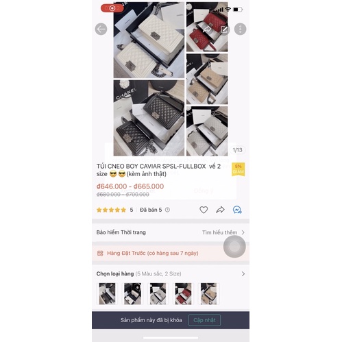 🌻🌻TÚI XÁCH CHA NEO CAVIAR SPSL VỀ 2 SIZE CÁC MÀU