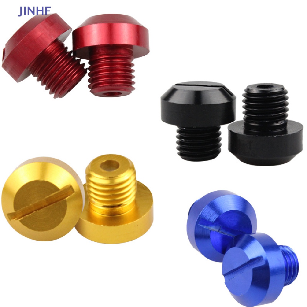 Bộ 2 ốc vít JINHF M10 bằng nhôm CNC cho gương chiếu hậu xe máy