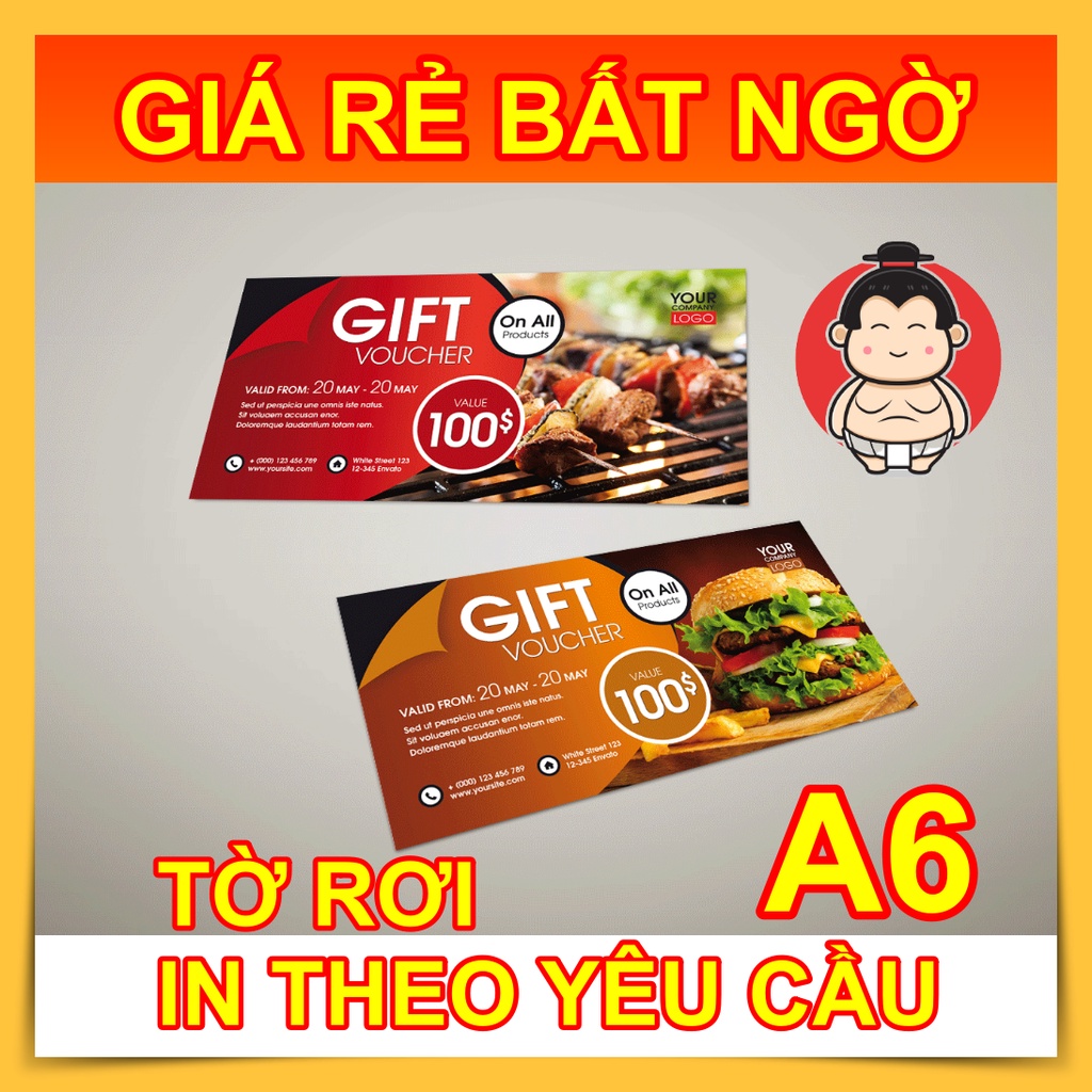 TỜ RƠI A6 - COMBO 2000 TỜ RƠI SIZE A6 IN THEO YÊU CẦU GIÁ RẺ - GIẤY CHẤT LƯỢNG CAO C150