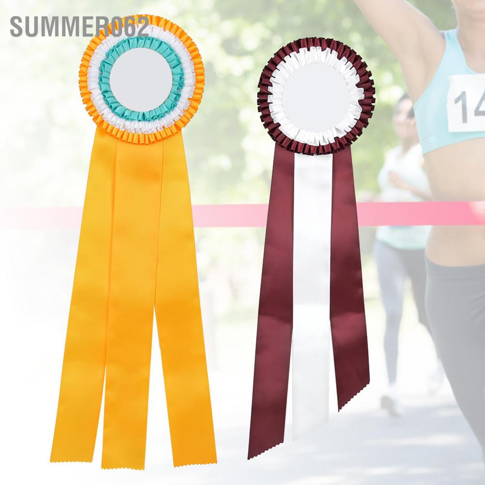 Summer062 Generous Ribbon Rosette Badge Pin Winners Medal Class Trophy Award