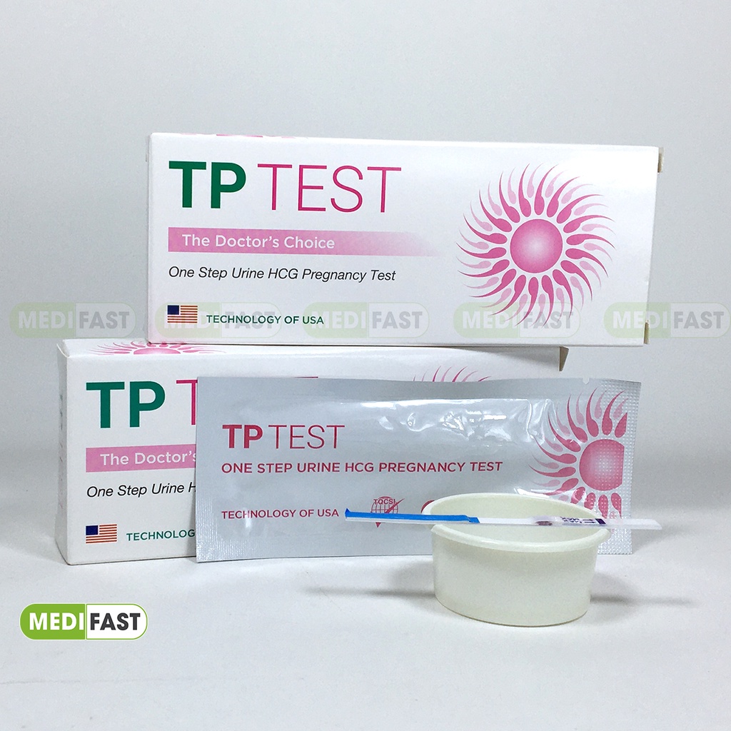 Que thử thai nhanh TP Test - Cho kết quả nhanh, chính xác - Che tên sản phẩm