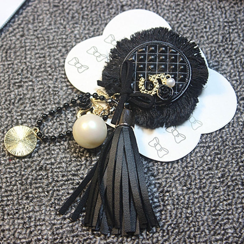 Hand Made Vintage Clothes Brooch Collar Fashion Letter 5 Pearl Fringe Corsage Pin Woman