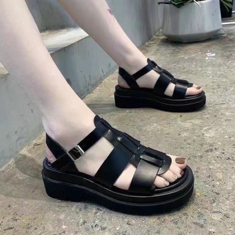 [ORDER] Giày Sandal Nữ Học Sinh, Dép Nữ Đế Cao Thời Trang Hàn Quốc Cao Cấp Đi Chơi, Đi Học Mẫu Mới Cho Năm Nay