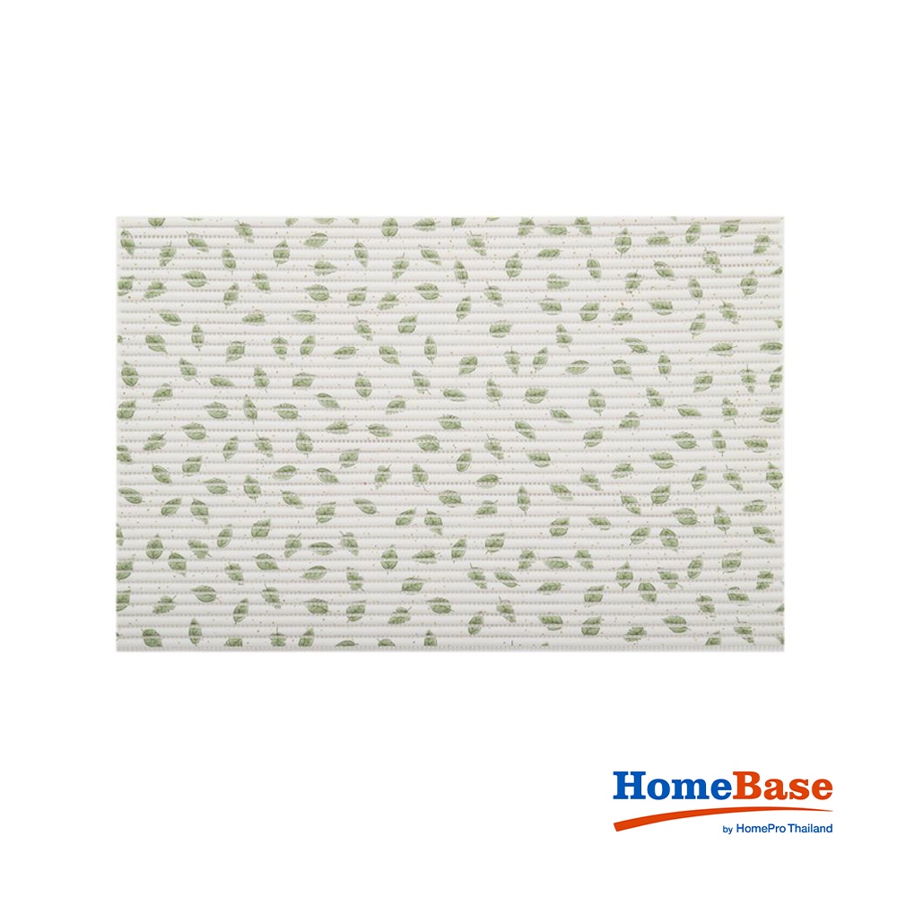 HomeBase MOYA Thảm xốp PVC AM8089BSA LEAVE W65xD0.45xH40 Cm màu xanh lá cây