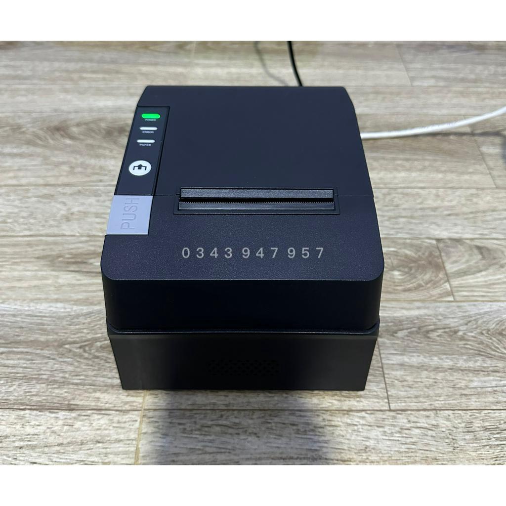 Máy in bill chốt đơn Livestream 2 cổng K80  cho phần mềm Tpos sử dụng qua điện thoại, ipad và máy tính
