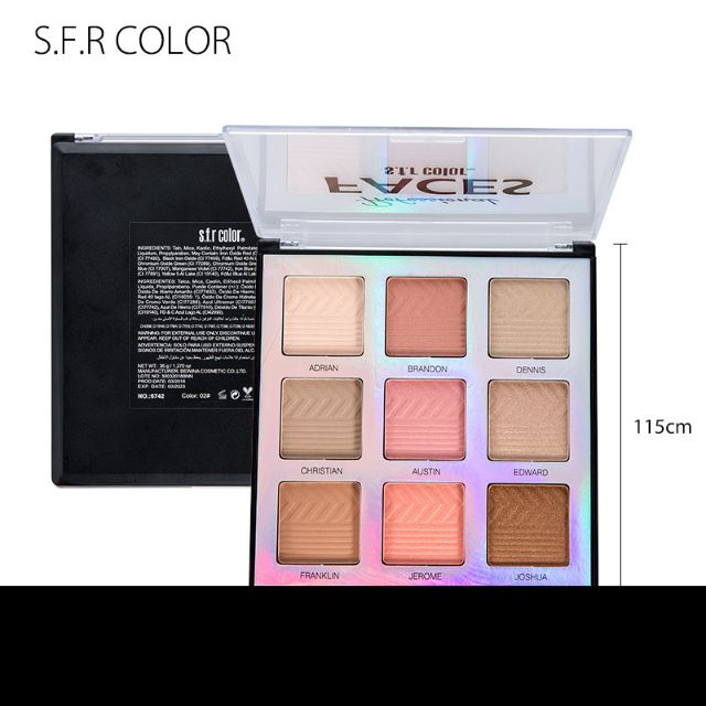 BẢNG PHẤN MÁ TẠO KHỐI SFR COLOR FACE | BigBuy360 - bigbuy360.vn