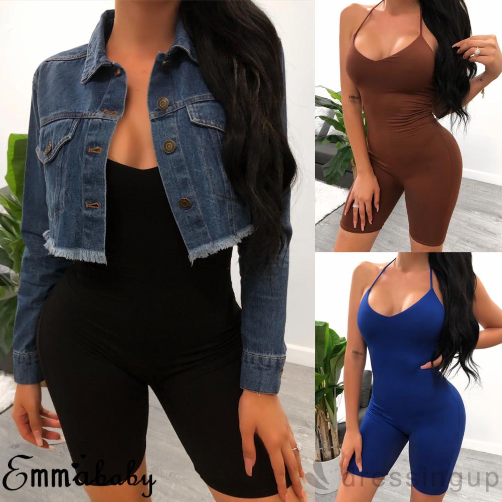 Jumpsuit tập yoga thời trang quyến rũ cho nữ
