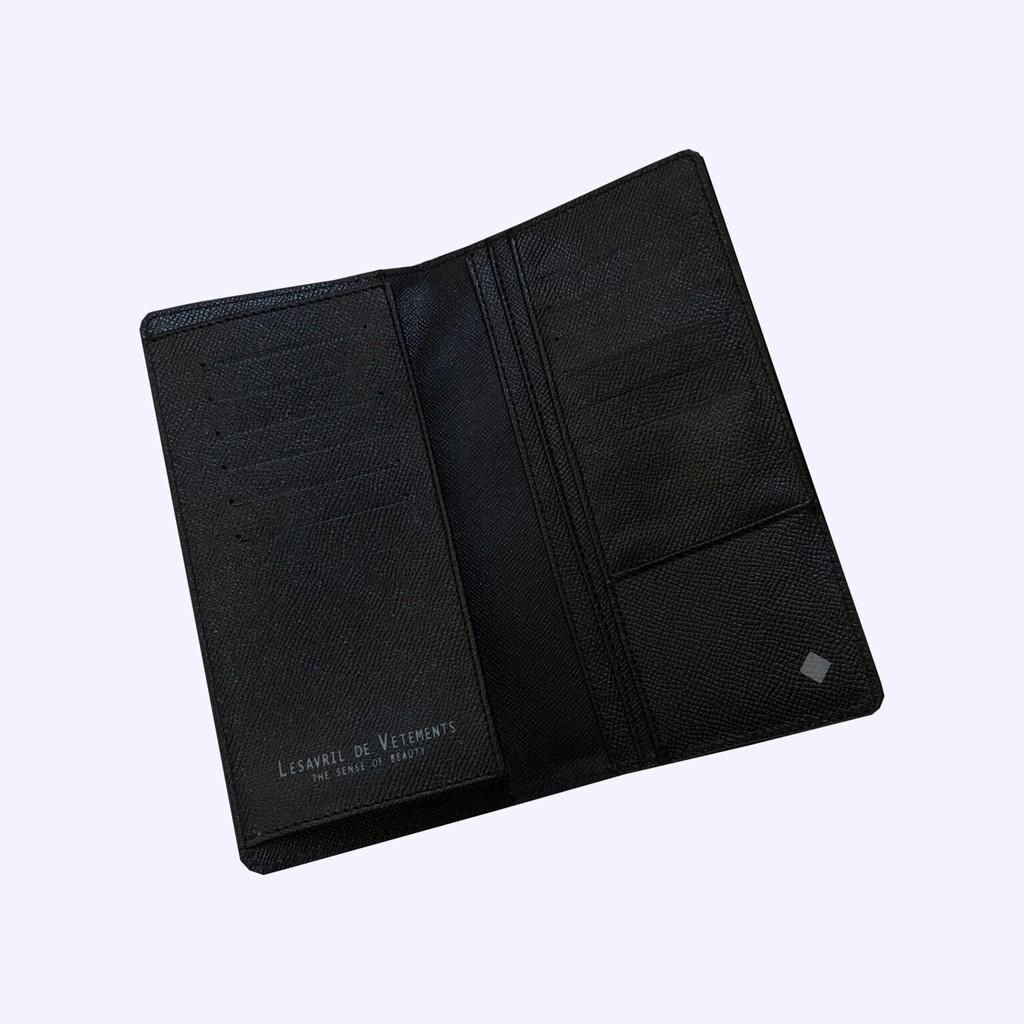 Charcoal LDV Monogram Long Wallet