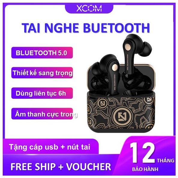 Tai Nghe Không Dây Bluetooth XCOM TS100 Phiên Bản 5.0 Sang Trọng Phục Vụ Những Người Khó Tính Nhất | BigBuy360 - bigbuy360.vn