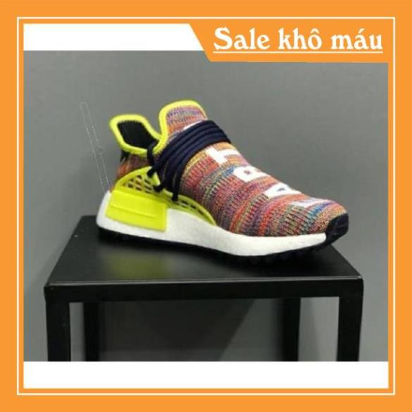 ADIDAS HUMAN RACE NMD Giày thể thao cao cấp phối thổ cẩm độc đáo dành cho nam và nữ -bh 12