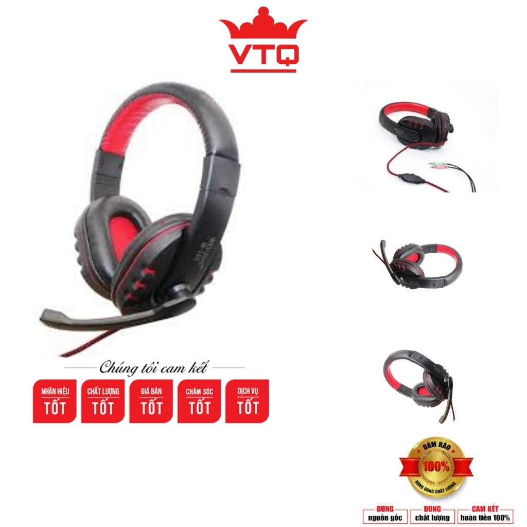 [Mã ELFLASH5 giảm 20K đơn 50K] Tai nghe chụp tai Extra Bass có mic cho game thủ W-160 ,bảo hành 6 tháng.shopphukienvtq | BigBuy360 - bigbuy360.vn